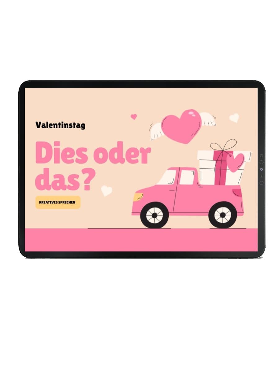 Valentinstag: Dies oder das? - prezentacja na zajęcia konwersacyjne